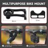 Bike Computer Mount for Garmin - Out Front Combo Mount for Wahoo Elemnt,Wahoo Elemnt Bolt, Wahoo Elemnt Mini, Bryton Cateye, Gopro and Bike Light Adapter view 3