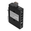 WAGO 852-1111/000-001, Industrial-ECO-Switch; 5-Port 1000Base-T; Black view 1