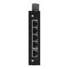 WAGO 852-1111/000-001, Industrial-ECO-Switch; 5-Port 1000Base-T; Black view 3
