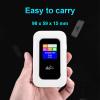 HOSAYA R801 Portable WiFi Modem Color LCD Display Built-in Battery 4G LTE SIM Card Router 10 WiFi Users High Speed Portable Travel Hotspot Mini Router Unlocked 4G mifi (R801) view 3