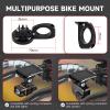 Aero Bars Mount for Wahoo - Bike Computer Mount for Garmin Edge Wahoo Element Bolt Mini Cateye Bryton GoPro Action Camera and Flashlight, for Aero Bar, TT Bars, Tri Bars for Road and Triathlon Bikes view 2
