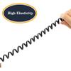 Ubramac RJ9 4P4C Telephone CordTelephone Handset Cord,Coiled Wire 10 Pack 8Ft Uncoiled / 1.4Ft Coiled Landline Phone Handset Cable RJ9 4P4C Telephone Accessory -10 Pack view 3