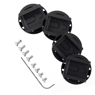GRQUSTO Bike Computer Mount for Cateye - 4 Pcs Mount Insert Adapter for Cateye Out Front Bike Mount, Cycling Computer Mounts Replacement Base