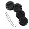GRQUSTO Bike Computer Mount for Cateye - 4 Pcs Mount Insert Adapter for Cateye Out Front Bike Mount, Cycling Computer Mounts Replacement Base view 1