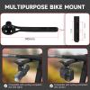 Aero Integrated Handlebar Bike Computer Mount for Wahoo Elemnt Garmin Edge Bryton Rider Stages Dash Hammerhead Cateye, for GoPro Action Camera and Bike Light Attachment view 4