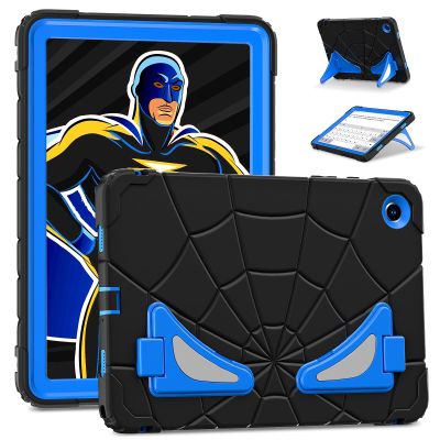 AKABEILA Compatible with Samsung Galaxy Tab A9 Plus 11 inch (SM-X216B)(2023) Tablet CaseLightweight Shockproof Rugged Protective Cover with Kickstand for Kids Children Boys Babies Black Blue