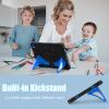 AKABEILA Compatible with Samsung Galaxy Tab A9 Plus 11 inch (SM-X216B)(2023) Tablet CaseLightweight Shockproof Rugged Protective Cover with Kickstand for Kids Children Boys Babies Black Blue view 2