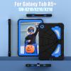 AKABEILA Compatible with Samsung Galaxy Tab A9 Plus 11 inch (SM-X216B)(2023) Tablet CaseLightweight Shockproof Rugged Protective Cover with Kickstand for Kids Children Boys Babies Black Blue view 3