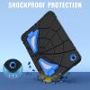 AKABEILA Compatible with Samsung Galaxy Tab A9 Plus 11 inch (SM-X216B)(2023) Tablet CaseLightweight Shockproof Rugged Protective Cover with Kickstand for Kids Children Boys Babies Black Blue view 4