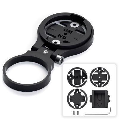 Bike Stem Mount for Garmin - Adjustable Out Front Combo Computer Mount for Wahoo Elemnt,Elemnt Bolt,Elemnt Mini, Bryton Rider Stages Dash Hammerhead Karoo Cateye