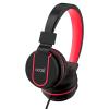 Cool Toronto Jack 3.5mm Headphones with Micro Black-Red view 3