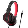 Cool Toronto Jack 3.5mm Headphones with Micro Black-Red view 4