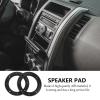 Mobestech 2 Pairs Car Speaker Spacer Adapter Sturdy Speaker Mount Bracket Ring Useful Speaker Adapter Auto Speaker Ring for Car (5 Inch), 16X16cm, Black, HTE175257KY5 view 3