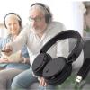 RETRADEKING Wireless Over-Ear FM Headphones, Wireless Bluetooth Headphones for TV Watching Phone and PC, No Audio Delay Deep Bass Bluetooth Headphones, HiFi Stereo Lightweight Headset - Black view 3