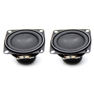 Srutueo 2PCS Audio Speaker 4 10W 53mm 2 Inch Bass Multimedia Speaker Loudspeaker DIY Sound Speaker for Home Theater, Black, 500314224