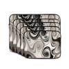 ZLWEI Laptop Sleeve Marble Swirl Laptop Case Slim Laptop Bag Durable Briefcase Shockproof Laptop Protective case for Men Women Work Travel 17 inch, Black view 4
