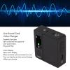 Vvikizy Live Sound Card Voice Changer 11 Sound Effects Portable Voice Changer Device Plug and Play Handheld Mini Voice Changer Device for Android for Los, Black view 4