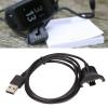 Stretchproof 1m Length PVC Charging Cable Dock for Running Watch Compatible with Tomtom Spark Runner 2/3 view 2