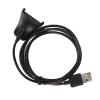 Stretchproof 1m Length PVC Charging Cable Dock for Running Watch Compatible with Tomtom Spark Runner 2/3 view 3