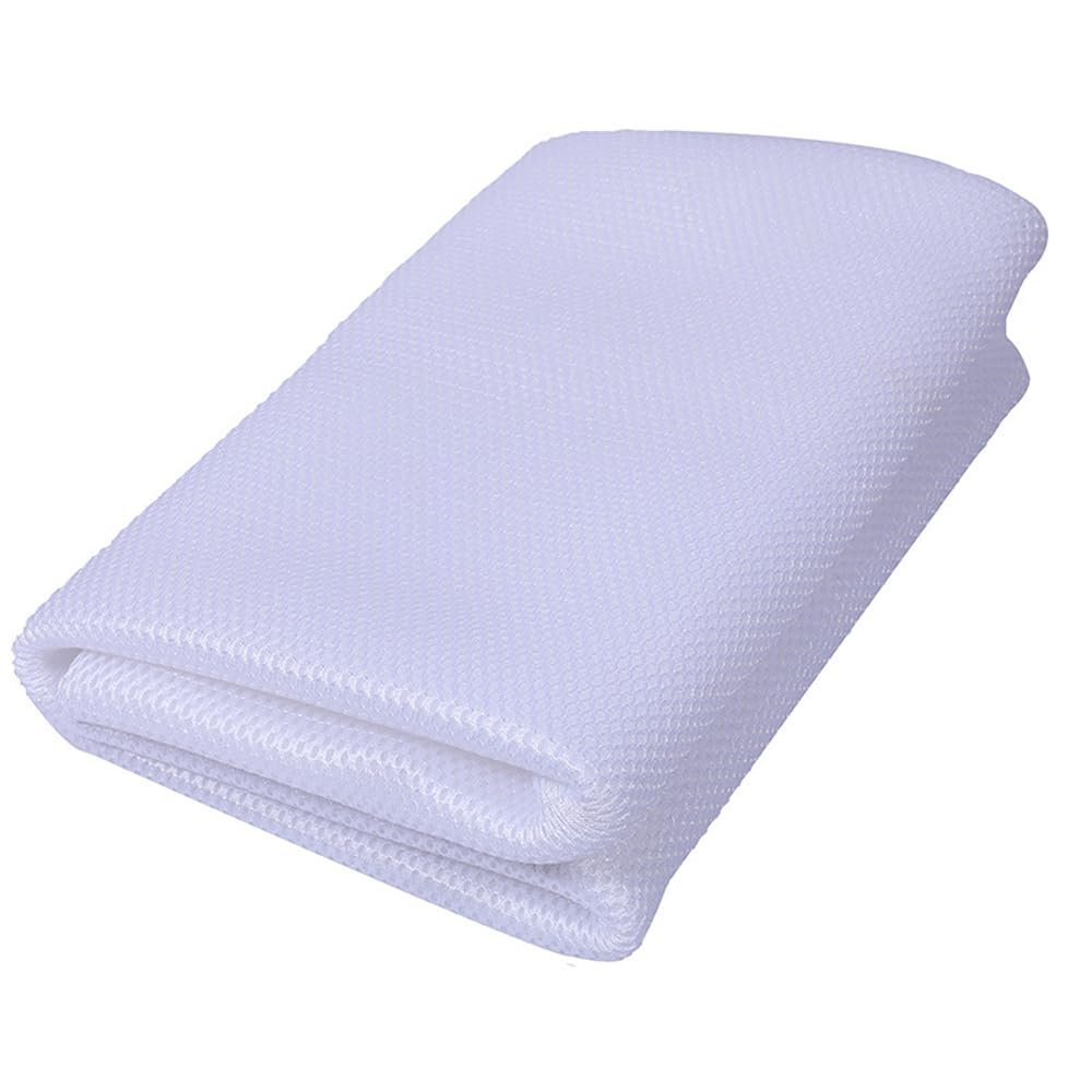 LGRFUXIN Speaker Grille Cloth, Fabric Dirtproof Speaker Mesh Cloth Stereo Dustproof Protective Cover for Car Audio, Stage Speakers and KTV Boxes,White
