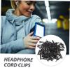 DOITOOL 200pcs Boys and Girls Headphones Earphone Cable Clips Headphone Wire Clips Simple Microphone Accessories Headset Cords Multipurpose view 4
