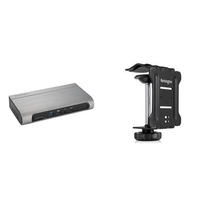 Kensington SD5800T Thunderbolt 4 and USB4 Quad 4K Display Docking Station, 98W Charging, 2 x HDMI & Docking Station Mounting Bracket (K34050WW)