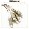 Bangun 4Pack 12 Strand Multimode OM3 50/125 LC-UPC Fiber Pigtail, 1.5 Meters LC-OM3 Fiber Optic Pigtail, Includes 48 Fiber Optic Fusion Splice Protective Shrink Sleeves view 3