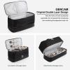 GENCAM Double-Layer Airwrap Travel Case for Shark Flexstyle, Carrying Case for Shark 430/440 Flexstyle, Travel Bag for Shark Flexstyle/Dyson Airwrap Styler and Attachments (Black) view 2