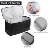 GENCAM Double-Layer Airwrap Travel Case for Shark Flexstyle, Carrying Case for Shark 430/440 Flexstyle, Travel Bag for Shark Flexstyle/Dyson Airwrap Styler and Attachments (Black) view 3