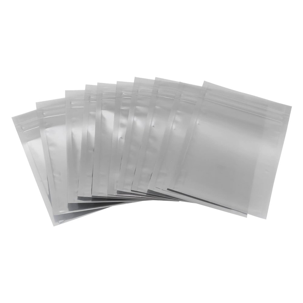 100pcs Premium Antistatic Package Bag, Double Side 15 Wire Resealable Zipper bag for SSD HDD Electronic Components(8 * 12cm)