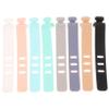 Angoily 8pcs Reusable Silicone Cable Ties Cord Organizer Straps for Multi for Wire Management and Easy Storage view 1