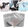 100pcs Premium Antistatic Package Bag, Double Side 15 Wire Resealable Zipper bag for SSD HDD Electronic Components(8 * 9cm) view 2