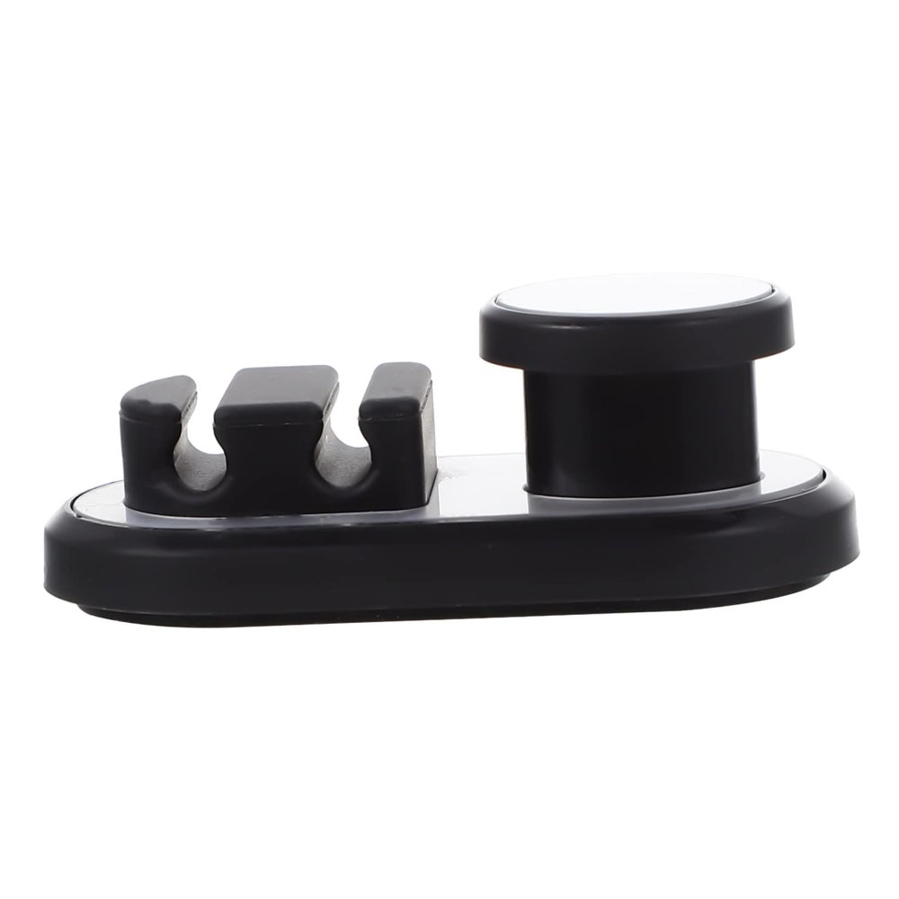 Angoily 2pcs Self-Adhesive Cable Clips for Car and Home Wire Management Holder Hook for Keys Cables Compact Easy to Use for Organizing Electrical Appliances and Accessories