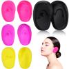 Beavorty Set of 4 Pairs Hair Dye Shield - Soft Ear Covers for Home Hair Coloring Treatments & Shower - Reusable Ear Caps - Protective Tools for Baby Earplugs view 1