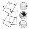 Angoily 2pcs Iron Tablet Stand Computer Stand Book Holder for Desk Laptop Riser view 3
