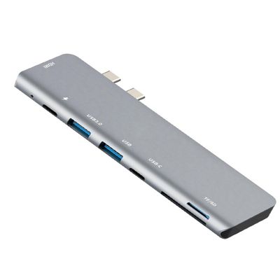 7-in-2 Multi-Port USB-C Hub: Enhance Your MacBook Experience