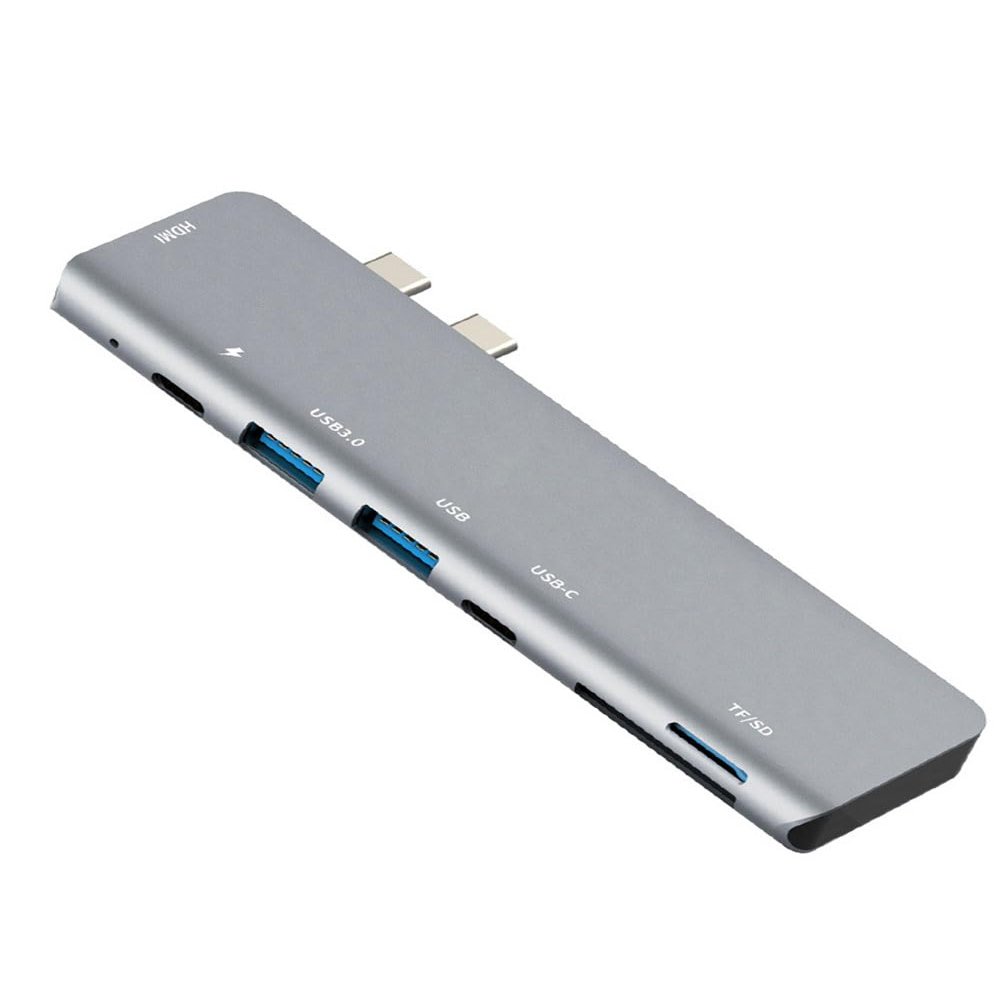 7-in-2 Multi-Port USB-C Hub: Enhance Your MacBook Experience
