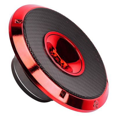 Audiopipe 8" Compression Horn Mid-Range Loudspeaker (APMB-828GH-RED), 400W, Built-in Compression Horn Driver, Flat Steel Basket, 2-Way Coaxial, KSV Voice Coil, Grill, Sleek Candy Red