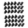 Angoily 36pcs Cable Organizers Cord Management Clips Wire Holders for Cords Adhesive Cable Clips Space Saving Desk Management view 1