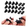 Angoily 36pcs Cable Organizers Cord Management Clips Wire Holders for Cords Adhesive Cable Clips Space Saving Desk Management view 2