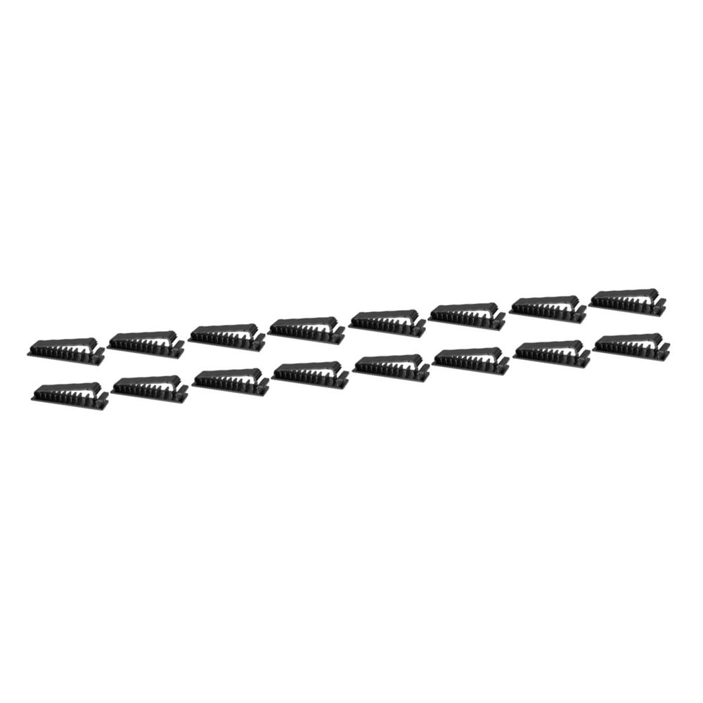 Angoily 16pcs Cord Keeper Cable Management for Desk Cord Organizer Cable Clamps Easy Install Tie