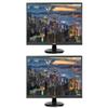 ASUS VA27EHE 27-inch 1080P 75 Hz Full HD LED Backlit LCD Monitor, 2-Pack Bundle with VGA, HDMI, Eye Care, Ultra-Low Blue Light, Black view 1