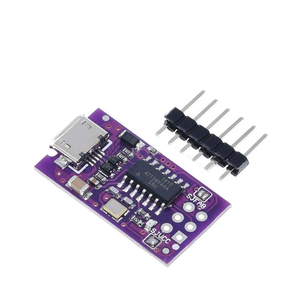 5V Micro USB Tiny AVR ISP ATtiny44 USBTinyISP Programmer Compatible Usbtinyisp for Arduino IDE Bootloader