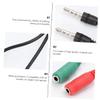 Angoily 9pcs Headphone Splitter Audio Cable for Jack Dual Output for Headphones Speakers Compatible Laptop Smartphone Easy to Use Random Color view 2