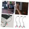 Angoily 9pcs Headphone Splitter Audio Cable for Jack Dual Output for Headphones Speakers Compatible Laptop Smartphone Easy to Use Random Color view 3