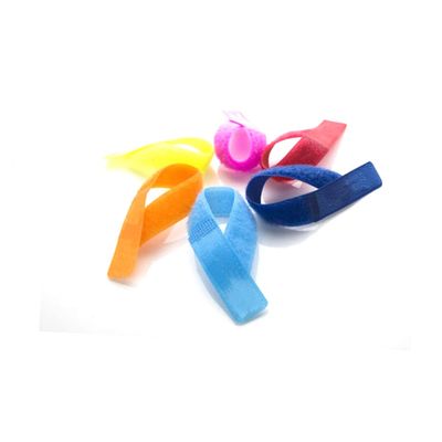 Angoily 20pcs Nylon Cable Ties Random Color Cable Wrapper for Earphone for Travel and Work and Wear-resistant Wire Management