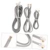 Angoily 6pcs Telephone Extension Cord Kit Pc Phone Cable for Landline Flat Cords Wear-Resistant for Office Home Use view 2