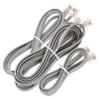 Angoily 6pcs Telephone Extension Cord Kit Pc Phone Cable for Landline Flat Cords Wear-Resistant for Office Home Use view 4