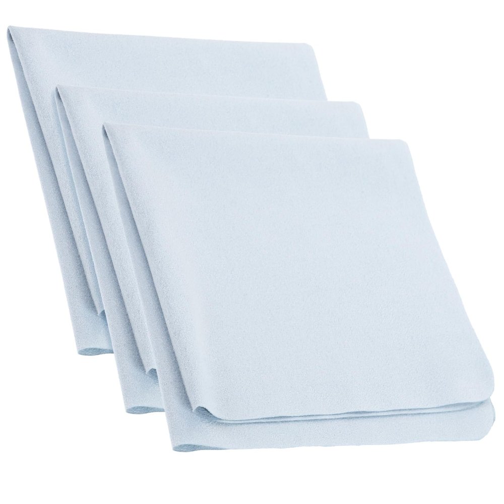 Homoyoyo 3pcs Microfiber Lens Cleaning Cloth Eyeglass Lens Cleaner for Glasses Camera Phone Screens