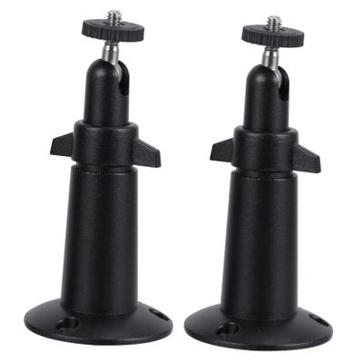 Angoily 6pcs Security Camera Wall Mount Bracket Swivel Sensor Holder for Use Rotation Tilt Sturdy Design
